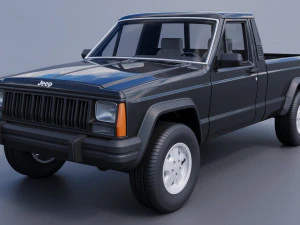 Jeep Comanche 1985 3D Print Model