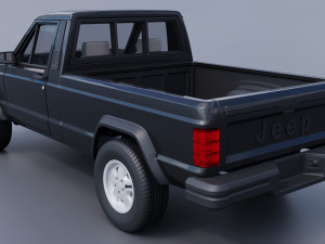 Jeep Comanche 1985 Modelo de Impressão 3D