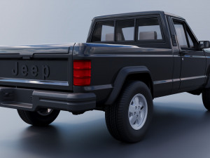 Jeep Comanche 1985 Modelo de Impressão 3D