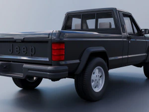 Jeep Comanche 1985 3D Print Model