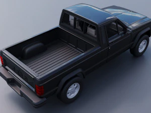Jeep Comanche 1985 3D Print Model