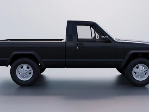 Jeep Comanche 1985 3D Print Model