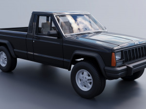 Jeep Comanche 1985 Modelo de Impressão 3D