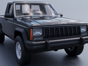 Jeep Comanche 1985 Modelo de Impressão 3D