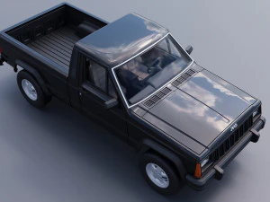 Jeep Comanche 1985 3D Print Model