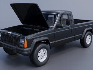 Jeep Comanche 1985 3D Print Model