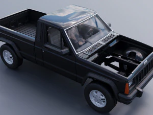 Jeep Comanche 1985 3D Print Model