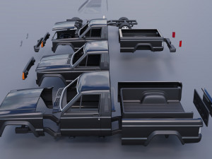 Jeep Comanche 1985 Modelo de Impressão 3D