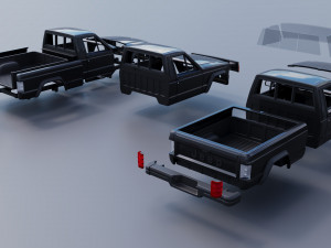 Jeep Comanche 1985 Modelo de Impressão 3D