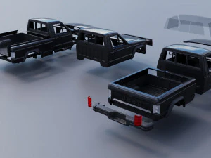 Jeep Comanche 1985 3D Print Model
