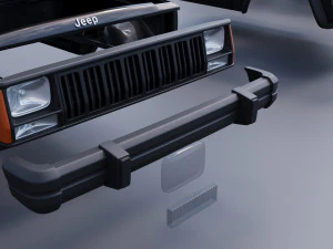 Jeep Comanche 1985 3D Print Model