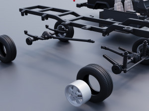 Jeep Comanche 1985 Modelo de Impressão 3D