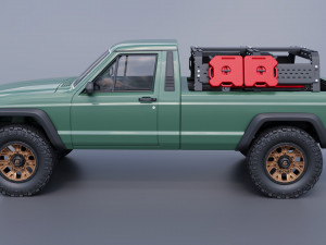 Jeep Comanche 1985 Custom Modelo de Impressão 3D