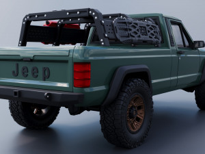 Jeep Comanche 1985 Custom Modelo de Impressão 3D