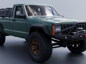 Jeep Comanche 1985 Custom Modelo de Impressão 3D