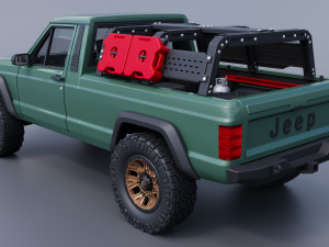 Jeep Comanche 1985 Custom Modelo de Impressão 3D