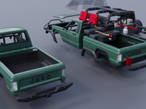 Jeep Comanche 1985 Custom Modelo de Impressão 3D