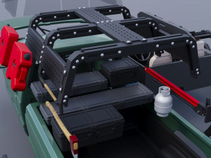 Jeep Comanche 1985 Custom Modelo de Impressão 3D