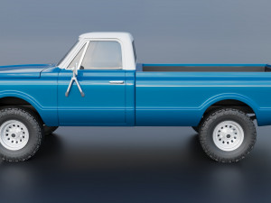 GMC Pickup 1970 3Dプリントモデル