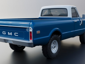 GMC Pickup 1970 3Dプリントモデル