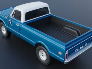 GMC Pickup 1970 3D Print Model