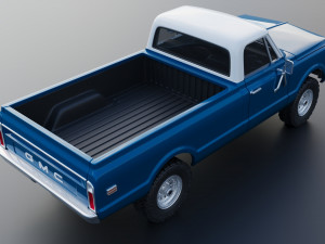 GMC Pickup 1970 3Dプリントモデル