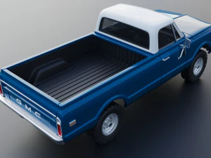 GMC Pickup 1970 3D Print Model