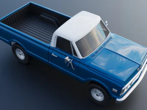 GMC Pickup 1970 3D Print Model