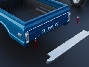 GMC Pickup 1970 3Dプリントモデル