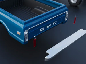 GMC Pickup 1970 3D Print Model