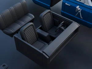 GMC Pickup 1970 3D Print Model