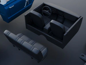 GMC Pickup 1970 3D Print Model