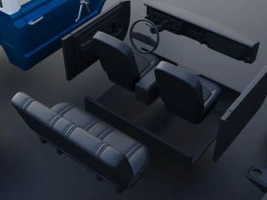 GMC Pickup 1970 3D Print Model