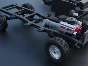 GMC Pickup 1970 3D Print Model