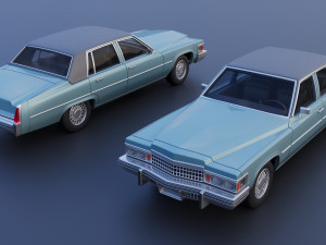Cadillac Sedan Deville 1977 Model do druku 3D