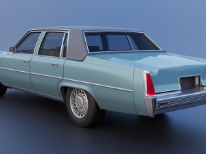 Cadillac Sedan Deville 1977 Model do druku 3D
