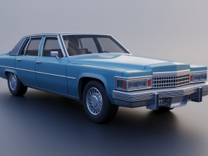 Cadillac Sedan Deville 1977 Model do druku 3D