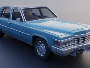 Cadillac Sedan Deville 1977 Model do druku 3D
