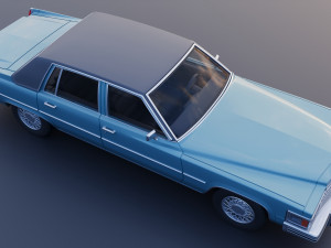 Cadillac Sedan Deville 1977 Model do druku 3D