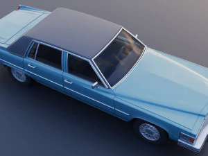 Cadillac Sedan Deville 1977 3D Print Model