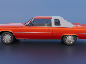 Cadillac Coupe Deville 1977 3Dプリントモデル