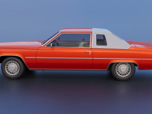 Cadillac Coupe Deville 1977 3D Print Model