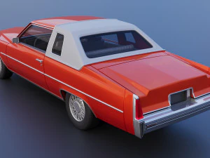 Cadillac Coupe Deville 1977 3D Print Model