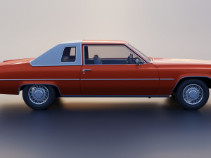 Cadillac Coupe Deville 1977 3Dプリントモデル