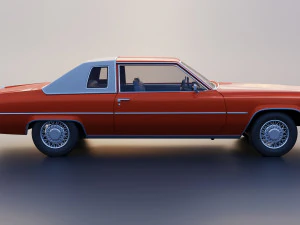 Cadillac Coupe Deville 1977 3D Print Model