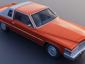 Cadillac Coupe Deville 1977 3Dプリントモデル