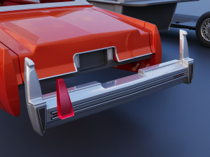 Cadillac Coupe Deville 1977 3Dプリントモデル