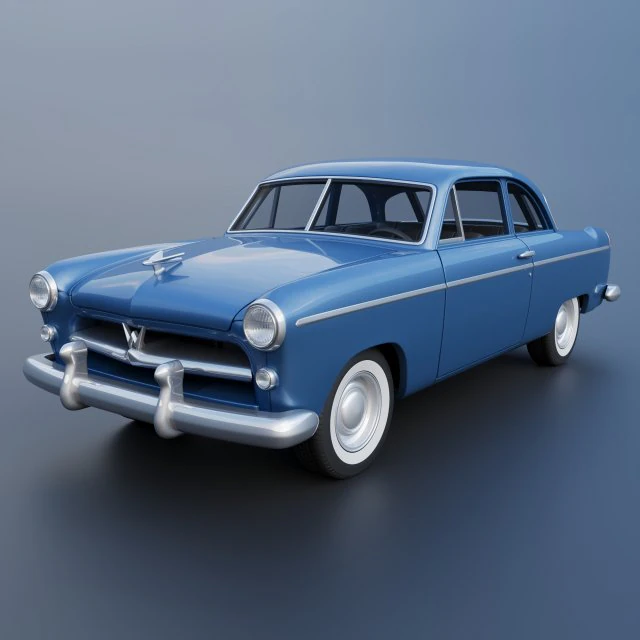 WILLYS AERO 1952 3D Print Model .c4d .max .obj .3ds .fbx .stl .blend 