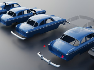 WILLYS AERO 1952 3D Baskı Modeli
