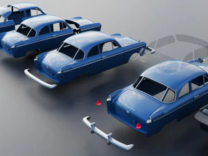 WILLYS AERO 1952 3D Print Model